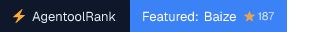 Baize on AgentoolRank badge