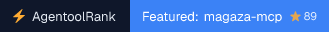 magaza-mcp on AgentoolRank badge