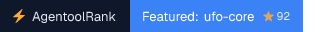 ufo-core on AgentoolRank badge